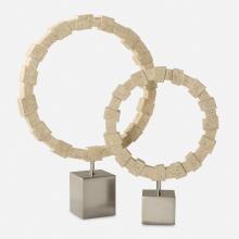 Uttermost 18167 - Ivory Fusion Stone Rings, S/2