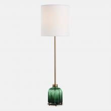 Uttermost 30504-1 - Uttermost Lois Green Glass Buffet Lamp