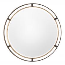 Uttermost 09332 - Carrizo Bronze Round Mirror