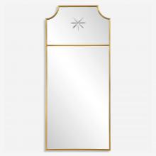 Uttermost 09748 - Caddington Tall Brass Mirror