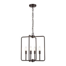 ELK Home CN330441 - Thomas - Park Slope 15.75&#39;&#39; Wide 4-Light Pendant - Oil Rubbed Bronze